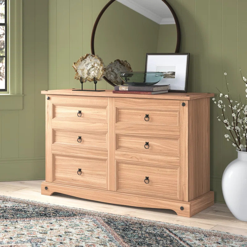 Caudill 6 Drawer 52.01'' W Double Dresser | Wayfair North America