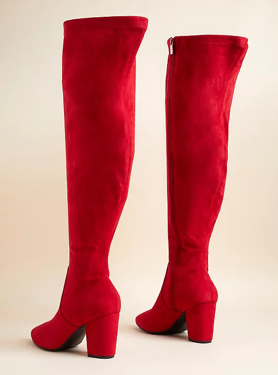 Over The Knee Pointed Toe Boot (WW) | Torrid (US & Canada)