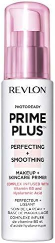 Face Primer by Revlon, PhotoReady Prime Plus Face Makeup for All Skin Types, Blurs & Fills in Fine L | Amazon (US)