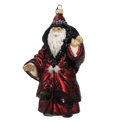 Holiday Ornament 7.0 Inch Winter Wonderland Ornament Tree Ornament , Christmas Couture Santa (1PC) | Target
