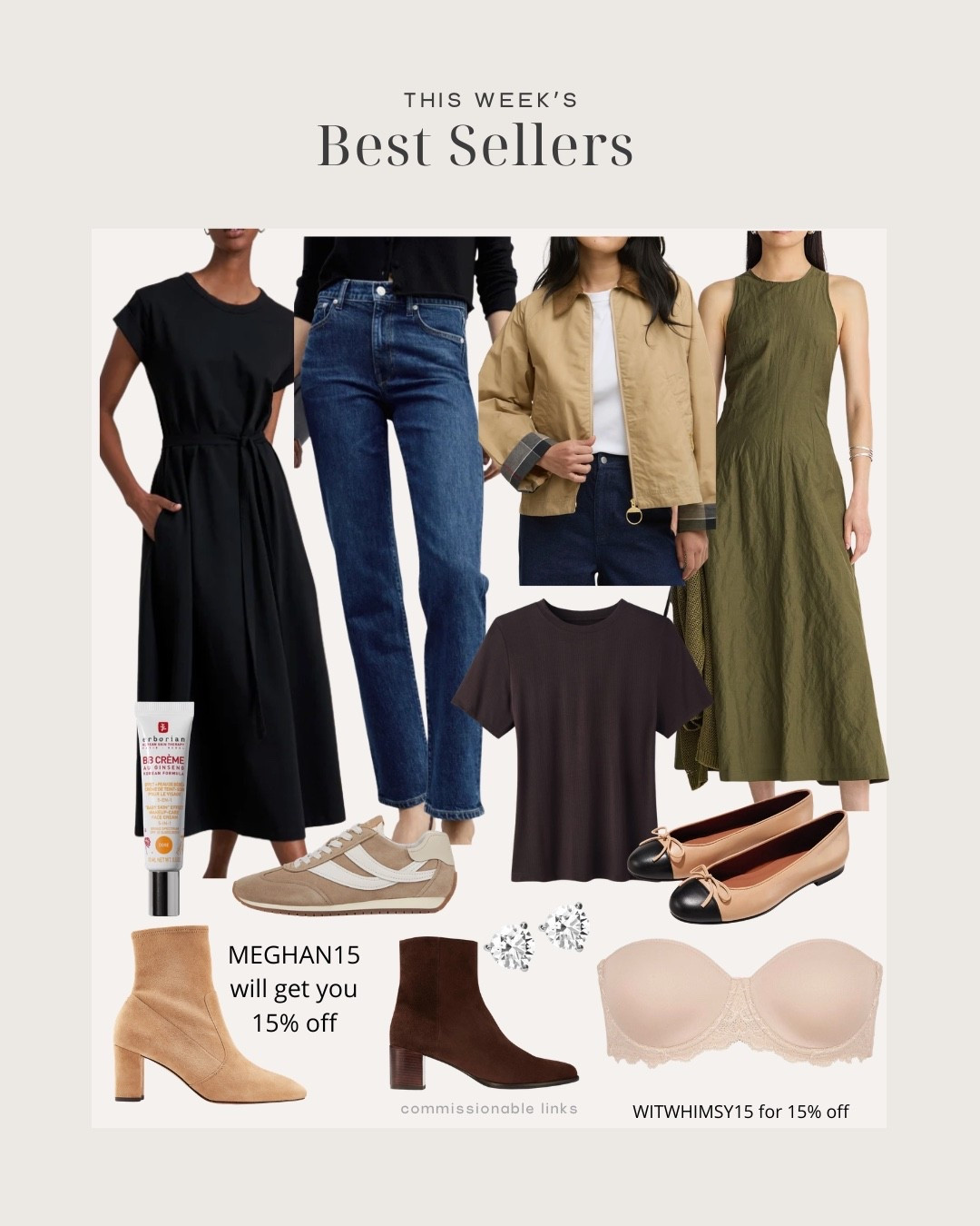 This week’s bestsellers 

Fall jacket 
Comfortable boots
Midi dress

#LTKTravel #LTKSeasonal