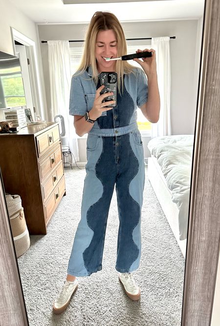 Denim coveralls | jumpsuit | denim outfit 

#LTKworkwear #LTKstyletip