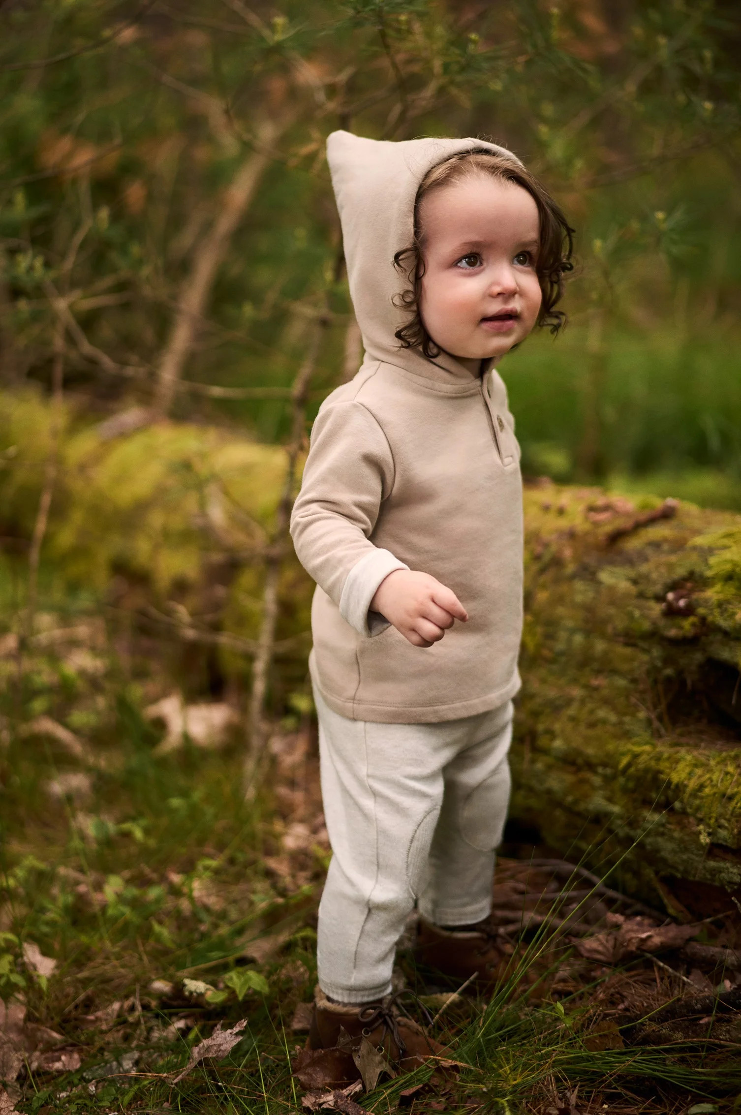 easy-peasy Baby Long Sleeve Gnome Hoodie, Sizes 0-24 Months | Walmart (US)
