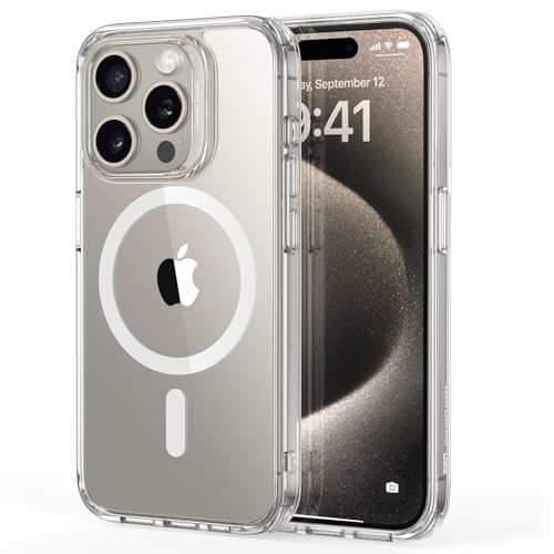 ESR for iPhone 15 Pro Max Case, Compatible with MagSafe, Military-Grade Protection, Yellowing Res... | Amazon (US)
