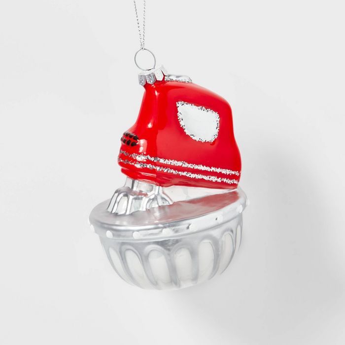 Red Mixer Glass Christmas Tree Ornament - Wondershop&#8482; | Target