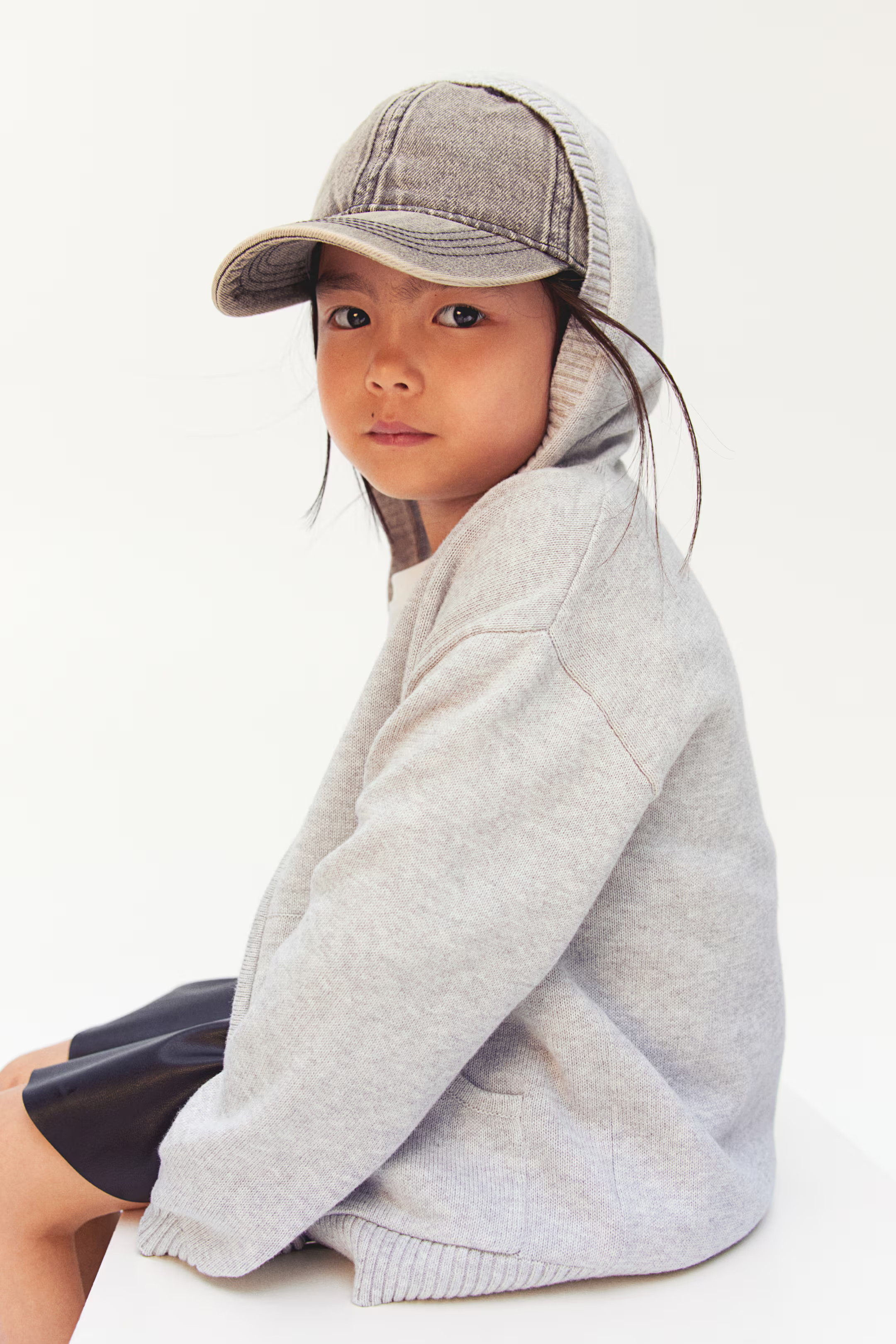 Cotton-Knit Hooded Jacket | H&M (US + CA)