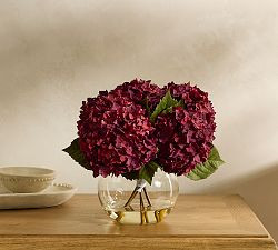 Faux Composed Hydrangea Arrangement | Pottery Barn (US)