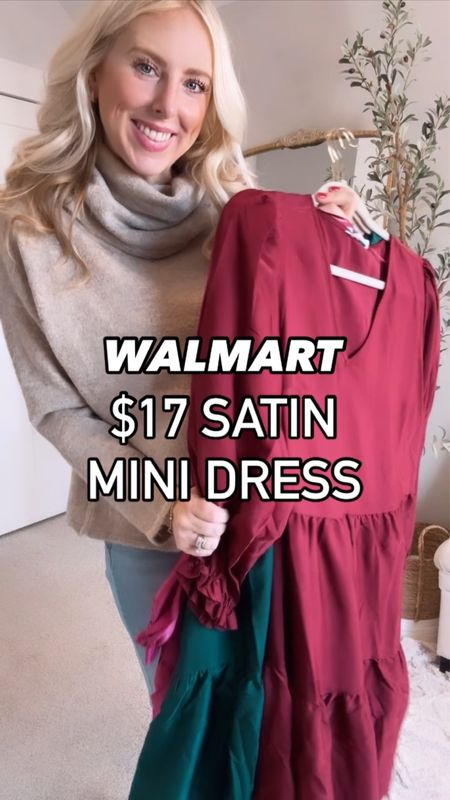 Instagram reel, Walmart satin dress, Walmart outfit, Walmart dress, Walmart fashion, Walmart try on

Medium 

#LTKsalealert #LTKfindsunder50 #LTKHoliday