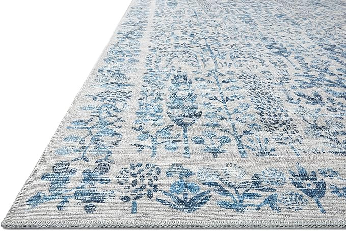 Loloi Rifle Paper Co. x Maison Collection MAO-07 Traditional, Blue 7'-6" x 9'-6" Area Rug | Amazon (US)