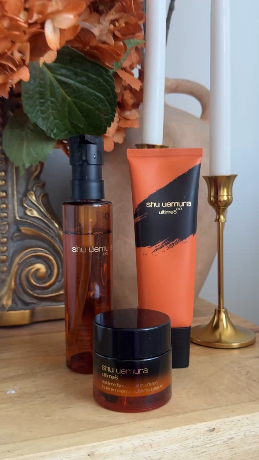 Get unready with me with @shuuemura 🧖🏻‍♀️the three step ultime8 routine melts away makeup with their iconic cleansing oil, removes makeup residue with their cleansing foam, and locks in moisture and hydration with the oil in cream 

#Ad #shuuemura #ultime8 #asiasno1cleansingoil #paidlink