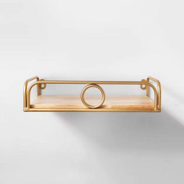 Decorative Wall Shelf Gold - Opalhouse | Target