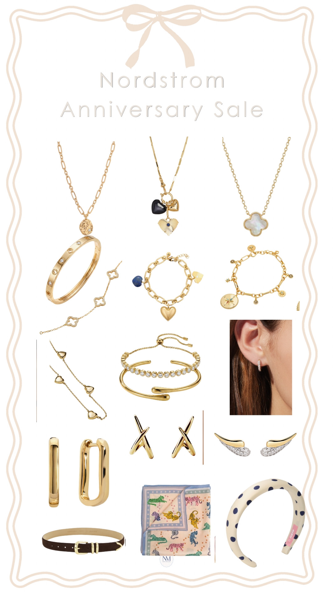 jewlery, gold, earrings, charm bracelets,  necklace 

 #LTKOver40 #LTKSaleAlert #LTKBeauty