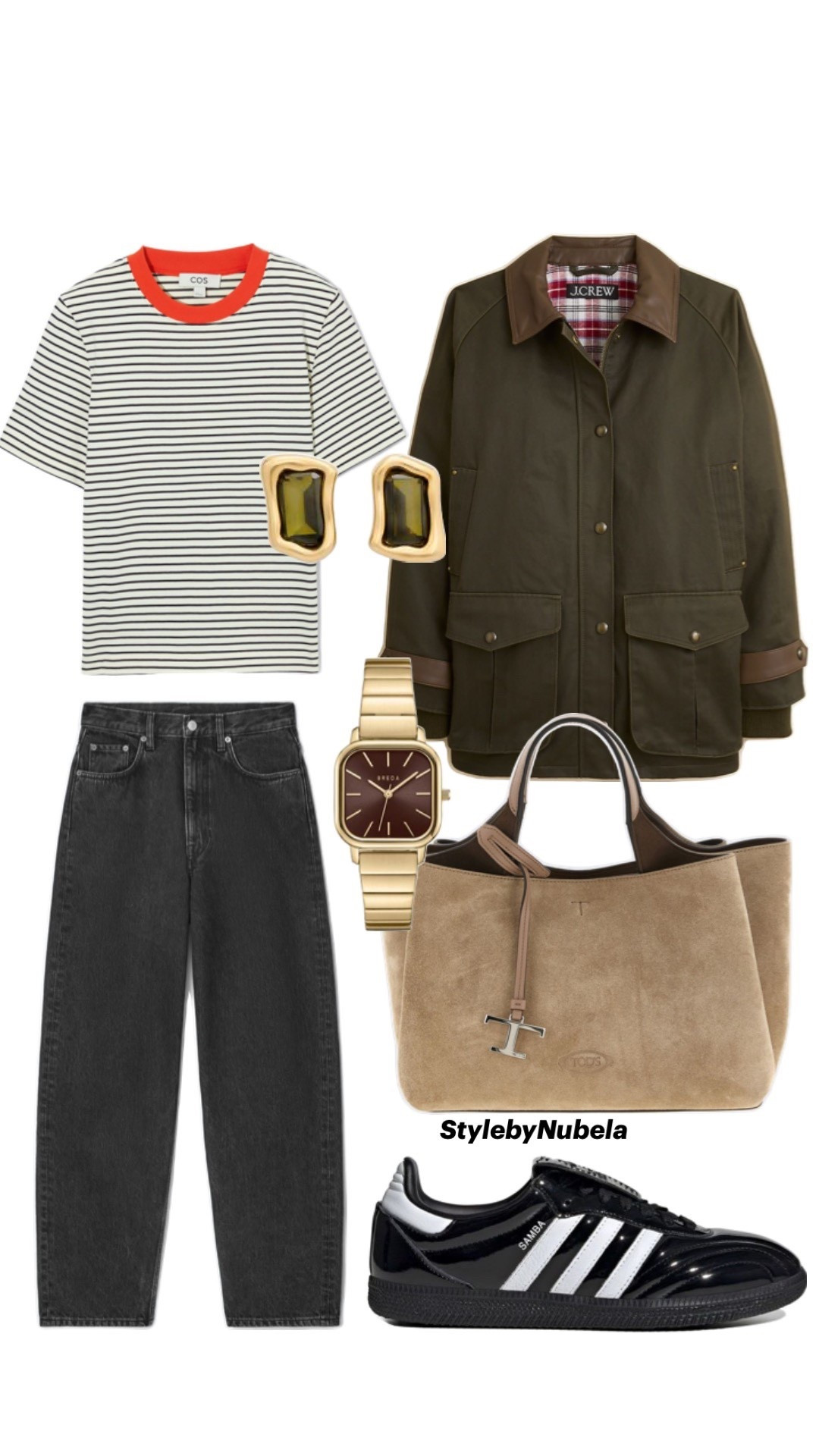 Spring/Summer Daily Casual Outfit Ideas: black denim jeans, suede bag, barn jacket, stripe shirt, adidas sneaker

#sneaker #denim #streetstyle 

#LTKvlog #LTKBump #LTKdayinmylife #LTKPetite #LTKmomlife #LTKTall #LTKgrwm #LTKPlusSize #LTKootd #LTKMidsize #LTKSeasonal #LTKSpringSale #LTKSaleAlert #LTKOver40