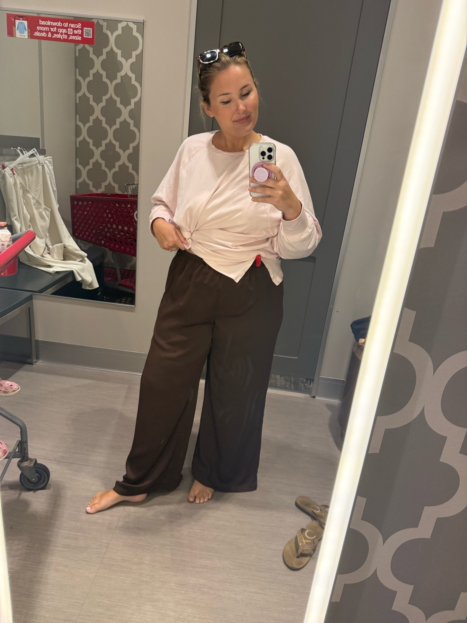 Aritizia crepette dupe in chocolate brown 
Xxl 

New at Target! Don’t miss out these will sell fast

#LTKmomlife #LTKootd
