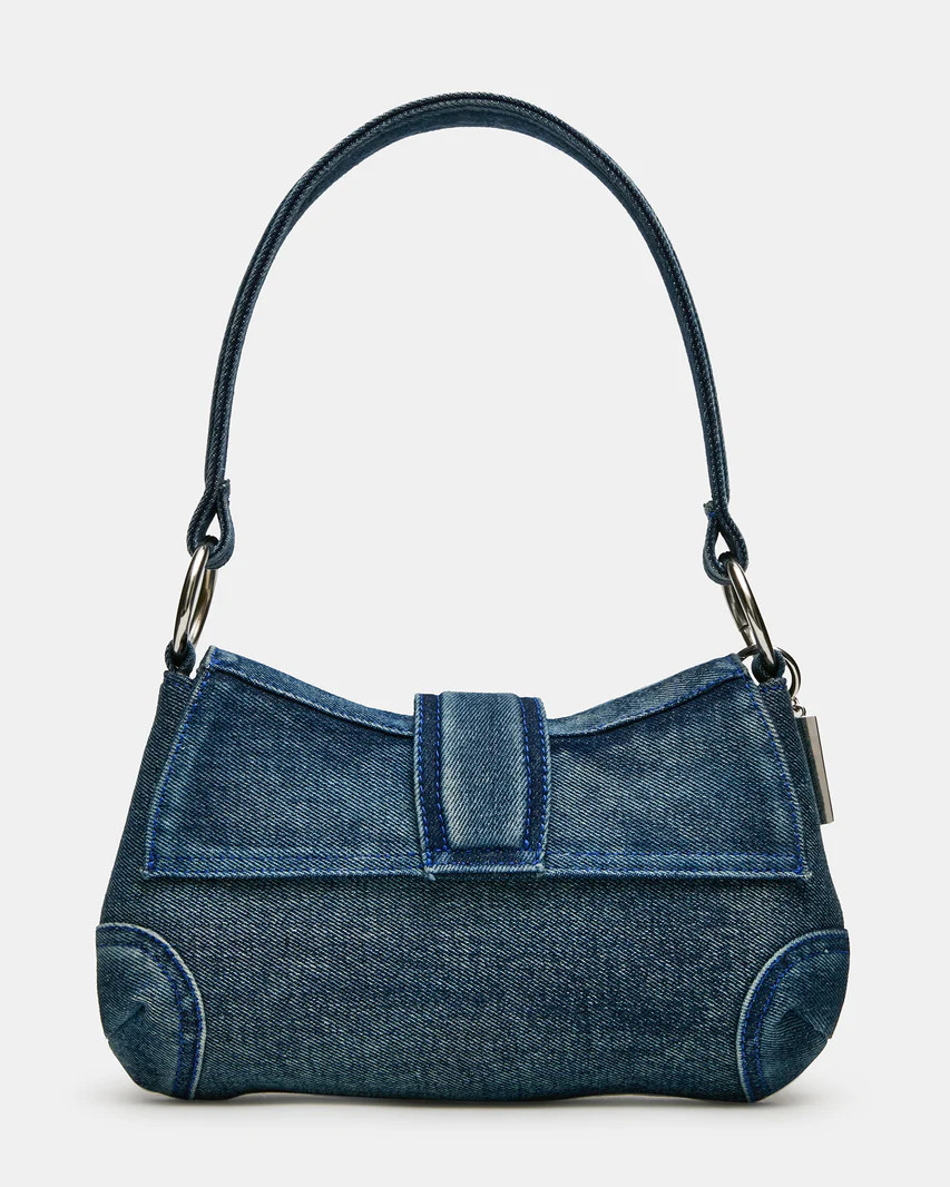 ALBANY Bag Denim/Blue Western-Inspired Denim Shoulder Handbag | Steve Madden (US)