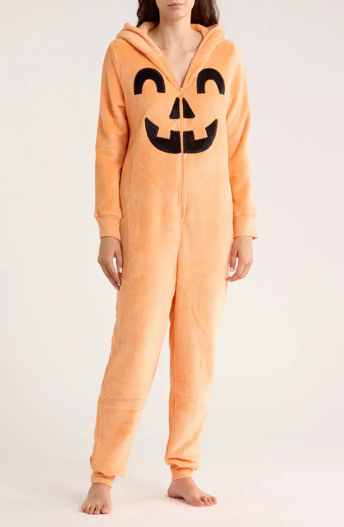 JACLYN Halloween Hooded One-Piece Pajamas | Nordstromrack | Nordstrom Rack