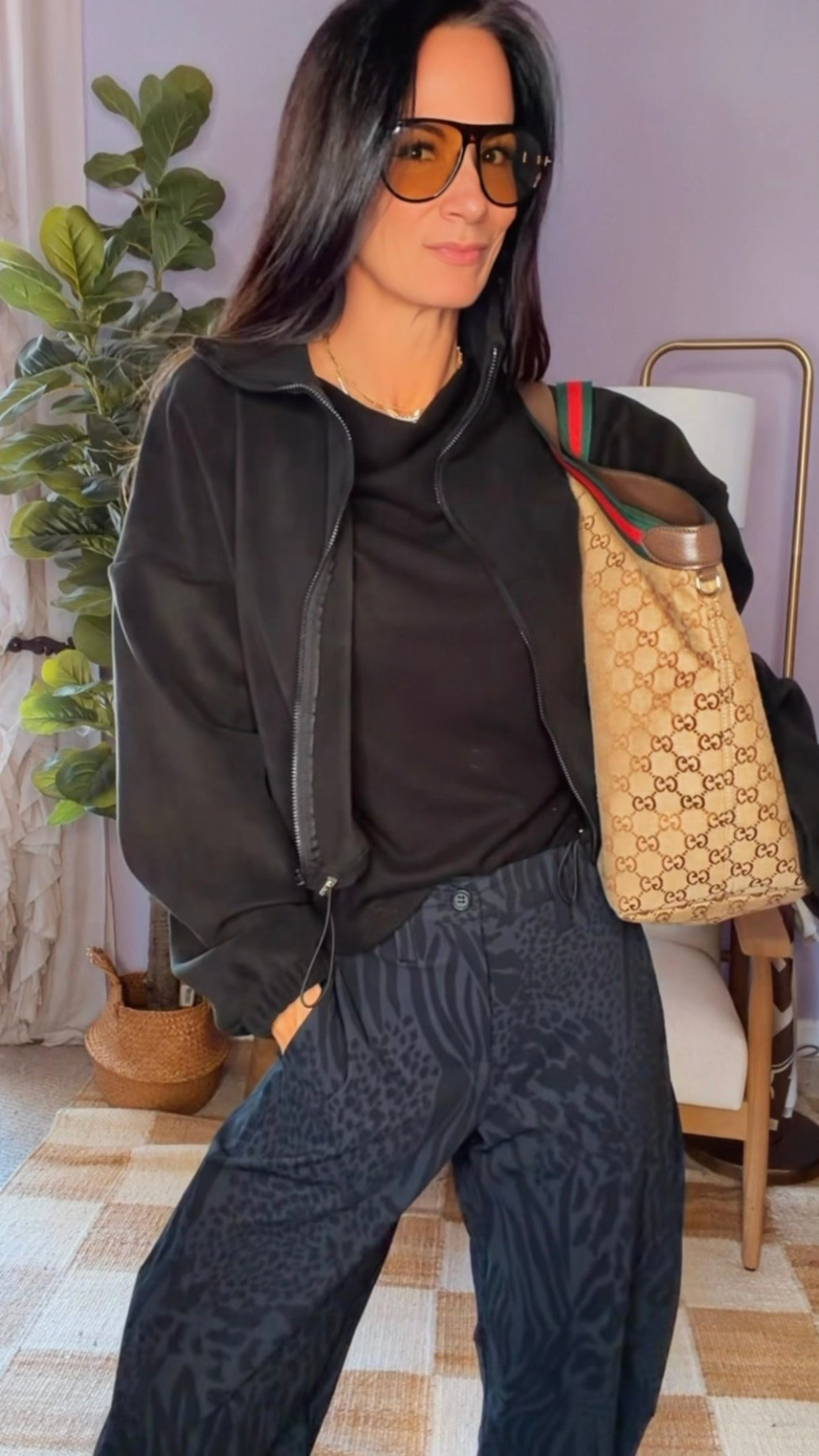 If cozy and cool had a baby… this would be it. 🖤

This full zip fleece is THAT girl. Soft, flattering, comes in tons of colors — and layered over a sleek black top with these subtle animal print pants? Say less.

It’s giving elevated off-duty.
It’s giving I threw this on but absolutely meant it.

Comfort doesn’t have to look casual.

Wearing S in fleece, XS in top 
Use code NICOLE15 at Ruti 

#NicoleColeeStyle
#ElevatedCasual
#ChicAndCozy
#AnimalPrintMood
#EverydayStyleInspo

#LTKdayinmylife #LTKgrwm #LTKootd