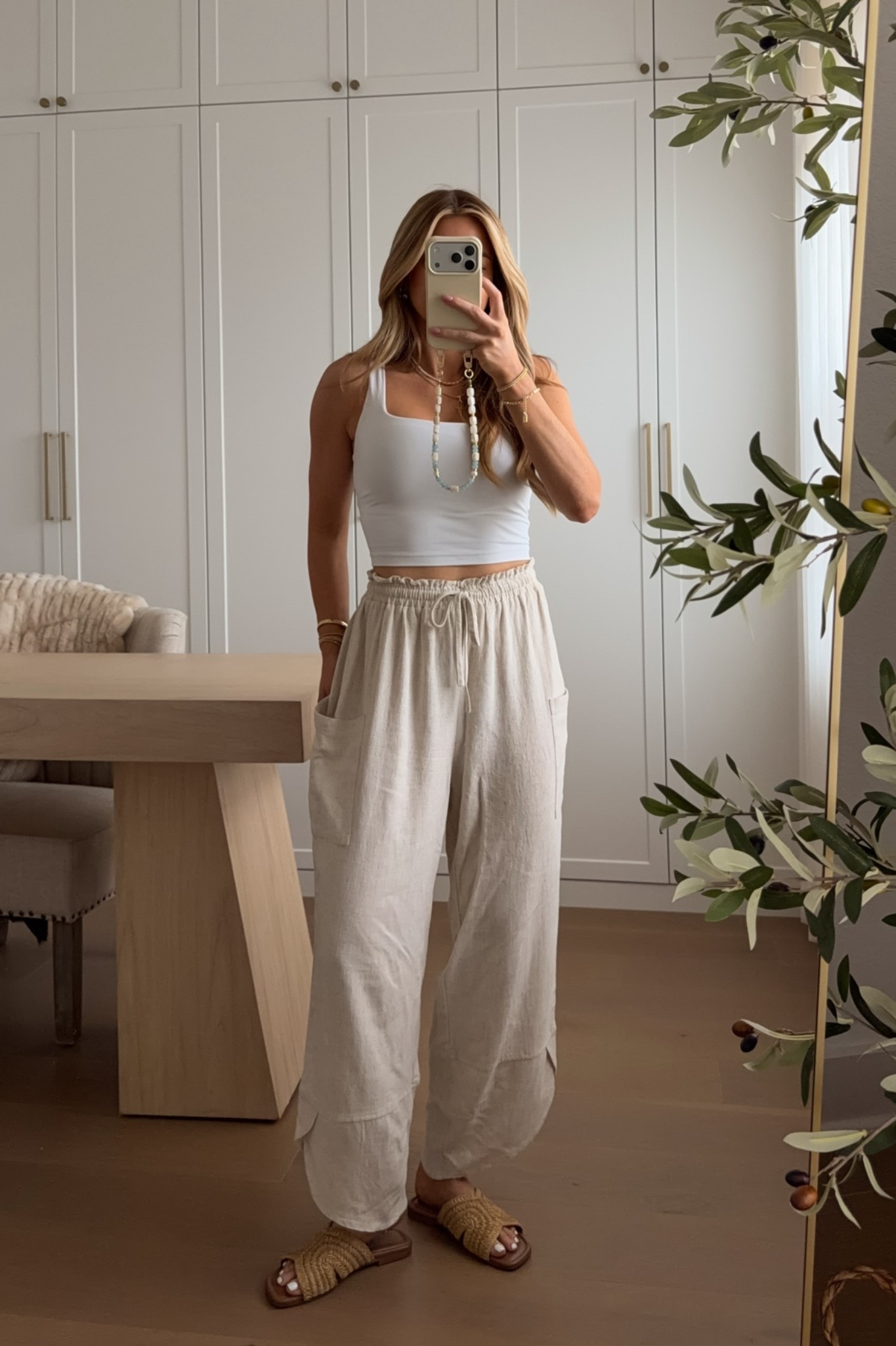 tank: xs // pants: sized up to medium