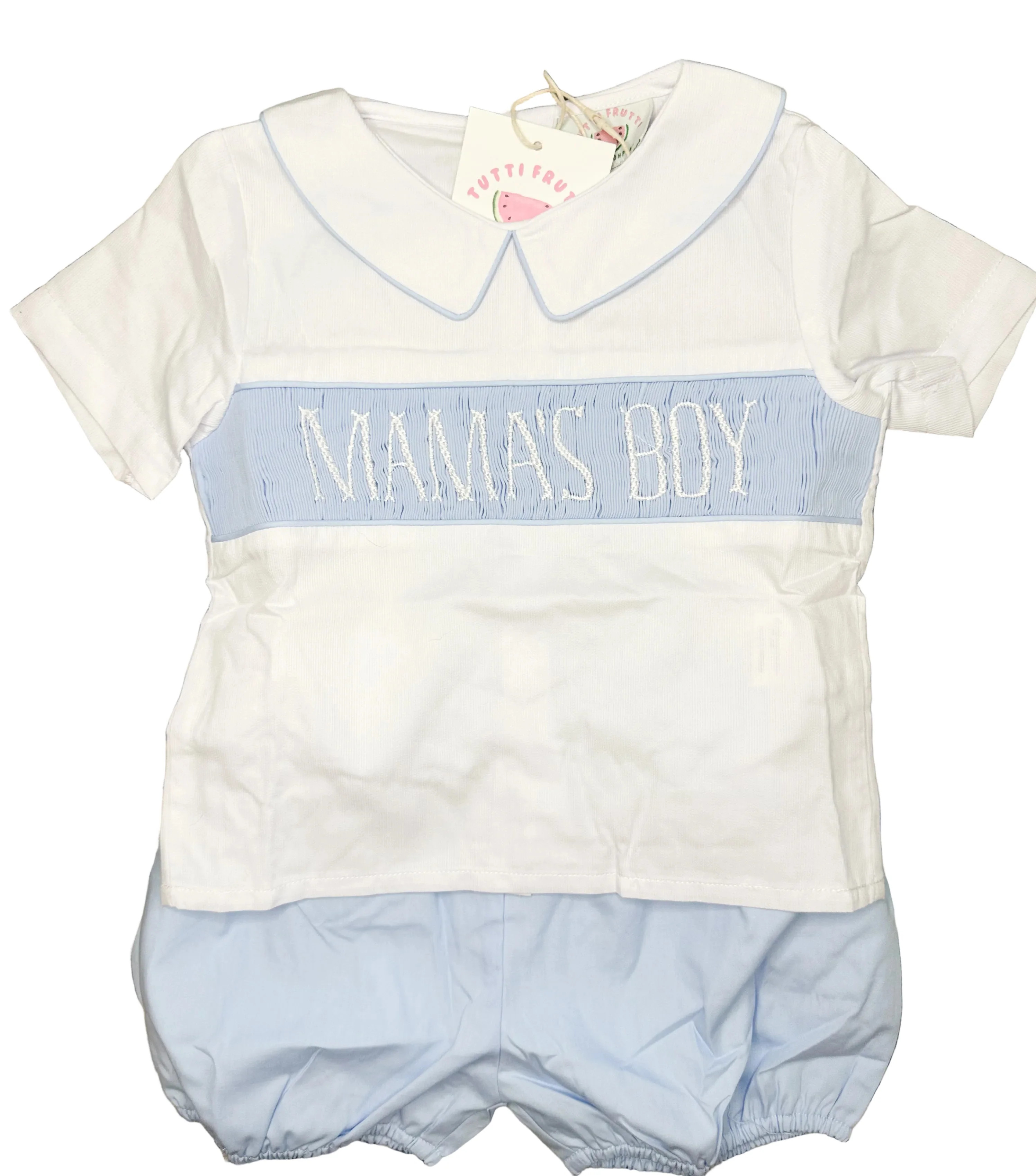 Mama's Boy Bubble Shorts Set | Tutti Frutti Kids Co