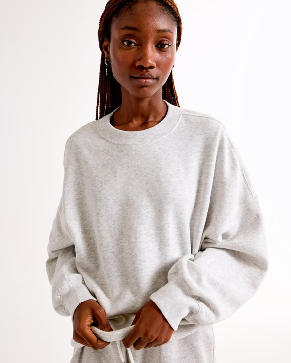 Essential Oversized Sunday Crew | Abercrombie & Fitch (US)