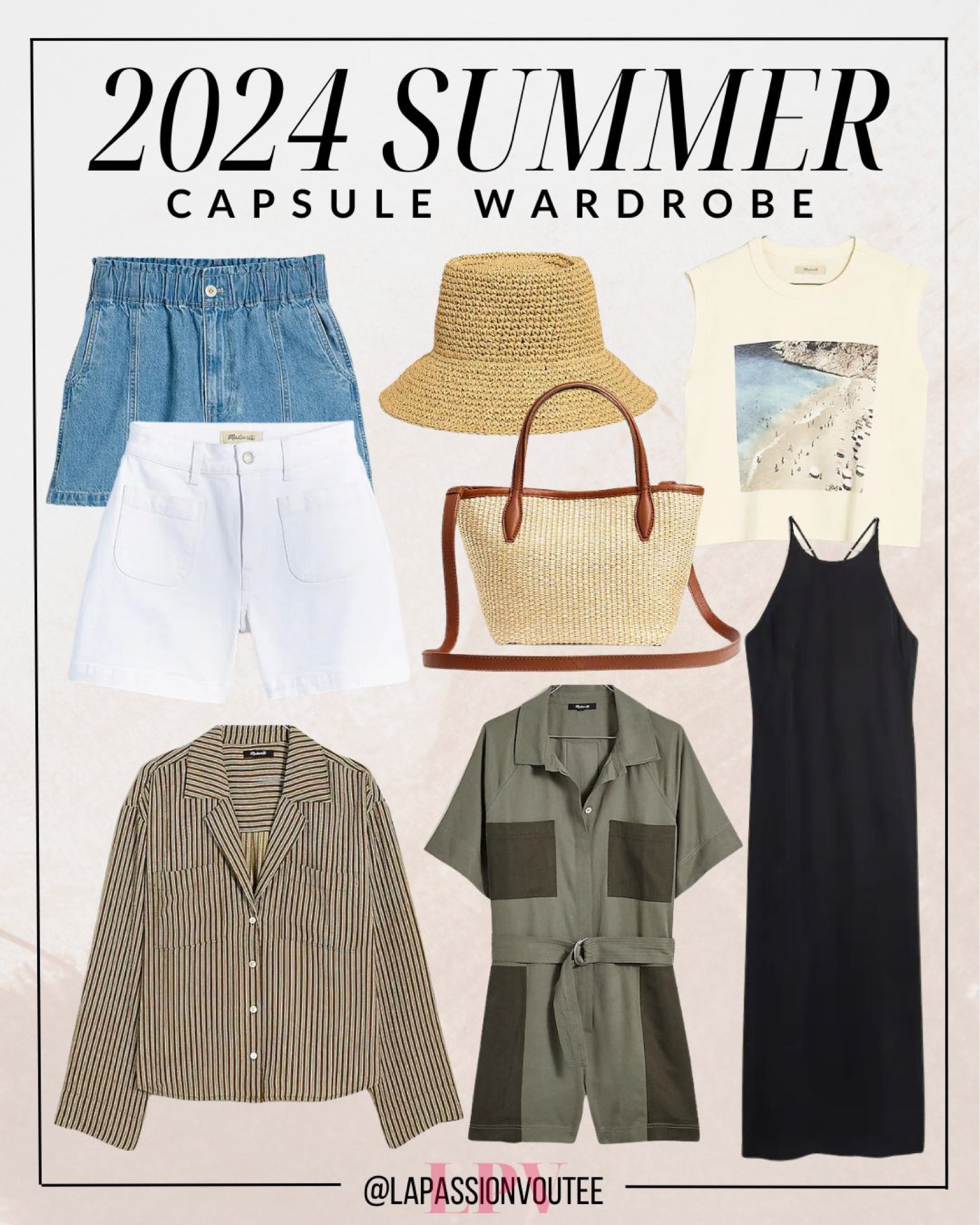 Welcome to the epitome of chic with this 2024 Summer Capsule Wardrobe. Curated for the discerning fashion enthusiast, this collection blends sophistication with ease. Effortlessly transition from beachside brunches to evening soirées with meticulously selected pieces that exude confidence and elevate your summer style to new heights!

#LTKSeasonal #LTKstyletip