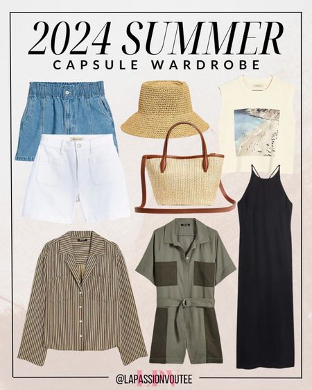 Welcome to the epitome of chic with this 2024 Summer Capsule Wardrobe. Curated for the discerning fashion enthusiast, this collection blends sophistication with ease. Effortlessly transition from beachside brunches to evening soirées with meticulously selected pieces that exude confidence and elevate your summer style to new heights!

#LTKSeasonal #LTKstyletip