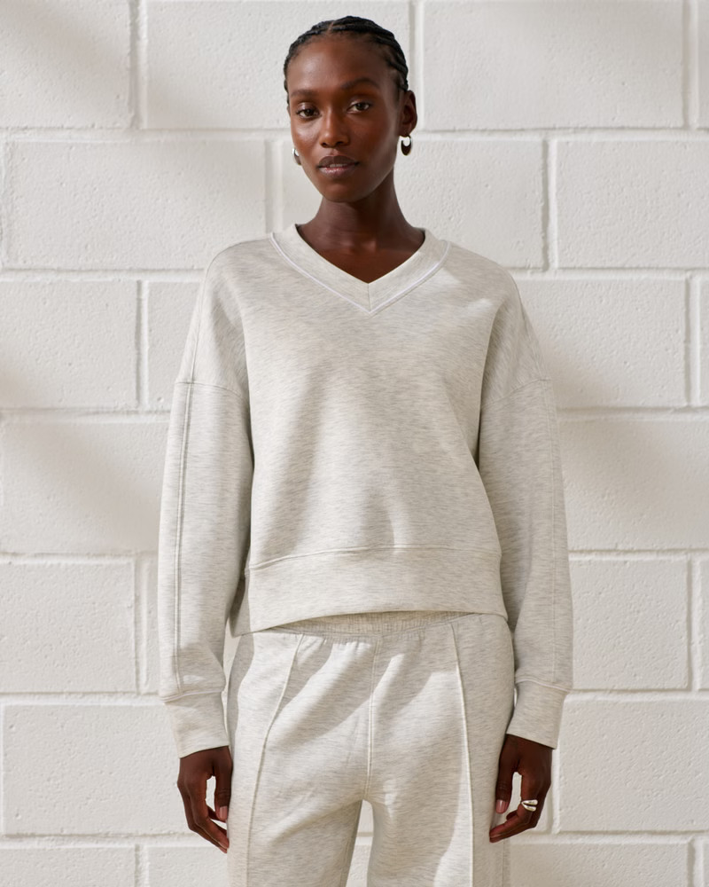 Women's YPB neoKNIT V-Neck | Women's Tops | Abercrombie.com | Abercrombie & Fitch (US)