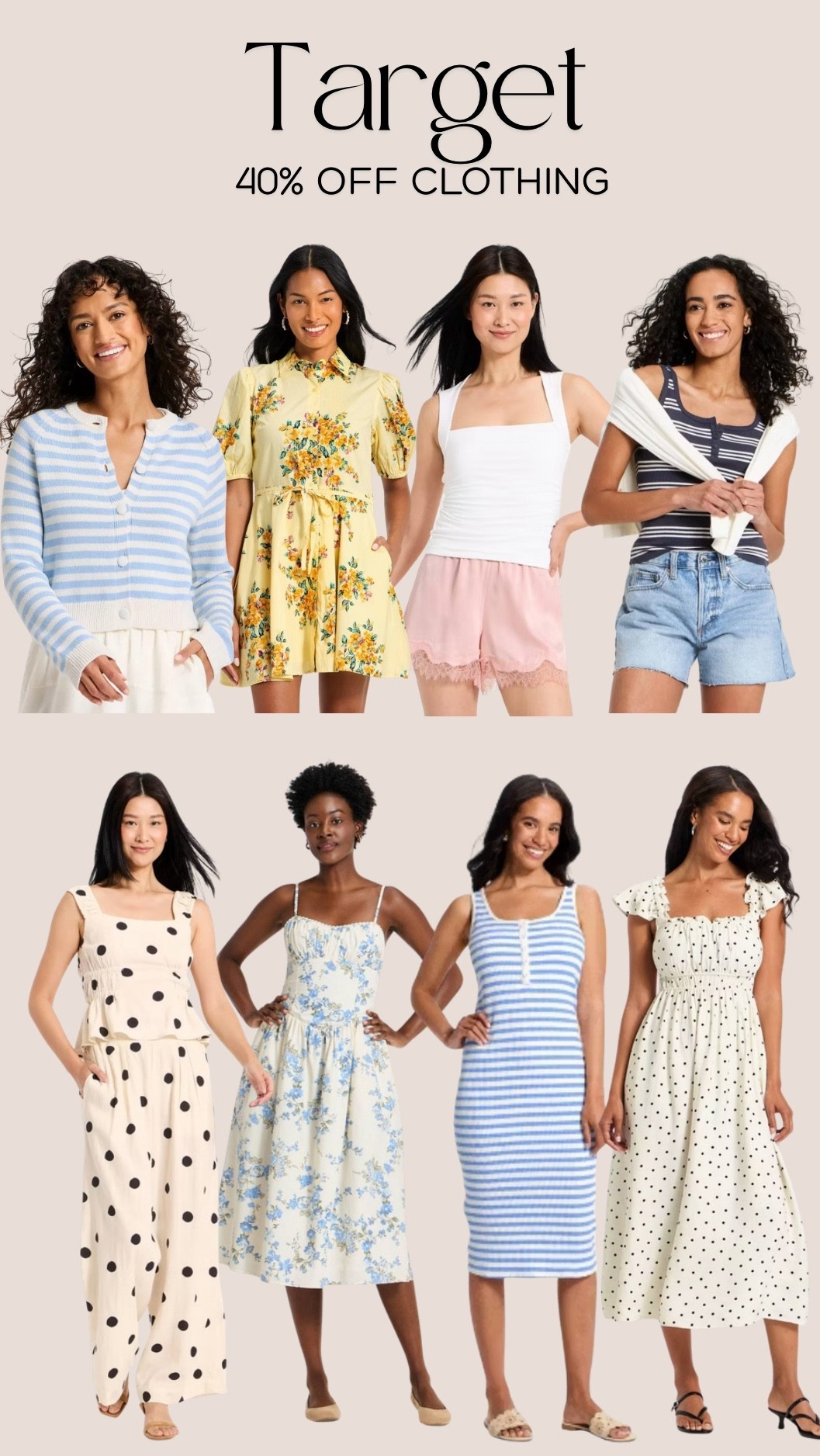 Target 40% off clothing

#LTKootd #LTKSaleAlert