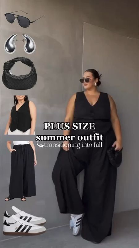 plus size fall transition outfit inspo 🫶🏼 loving the business chic trend this season 

plus size outfit, fall fashion, fall trends, fall 2023, business chic, chic outfit, trousers and vest

#LTKstyletip #LTKcurves #LTKSeasonal