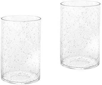 Eumyviv Seeded Glass Shade Cylinder Glass Lamp Shade Replacement Glass Pieces with 1-5/8-Inch Fit... | Amazon (US)