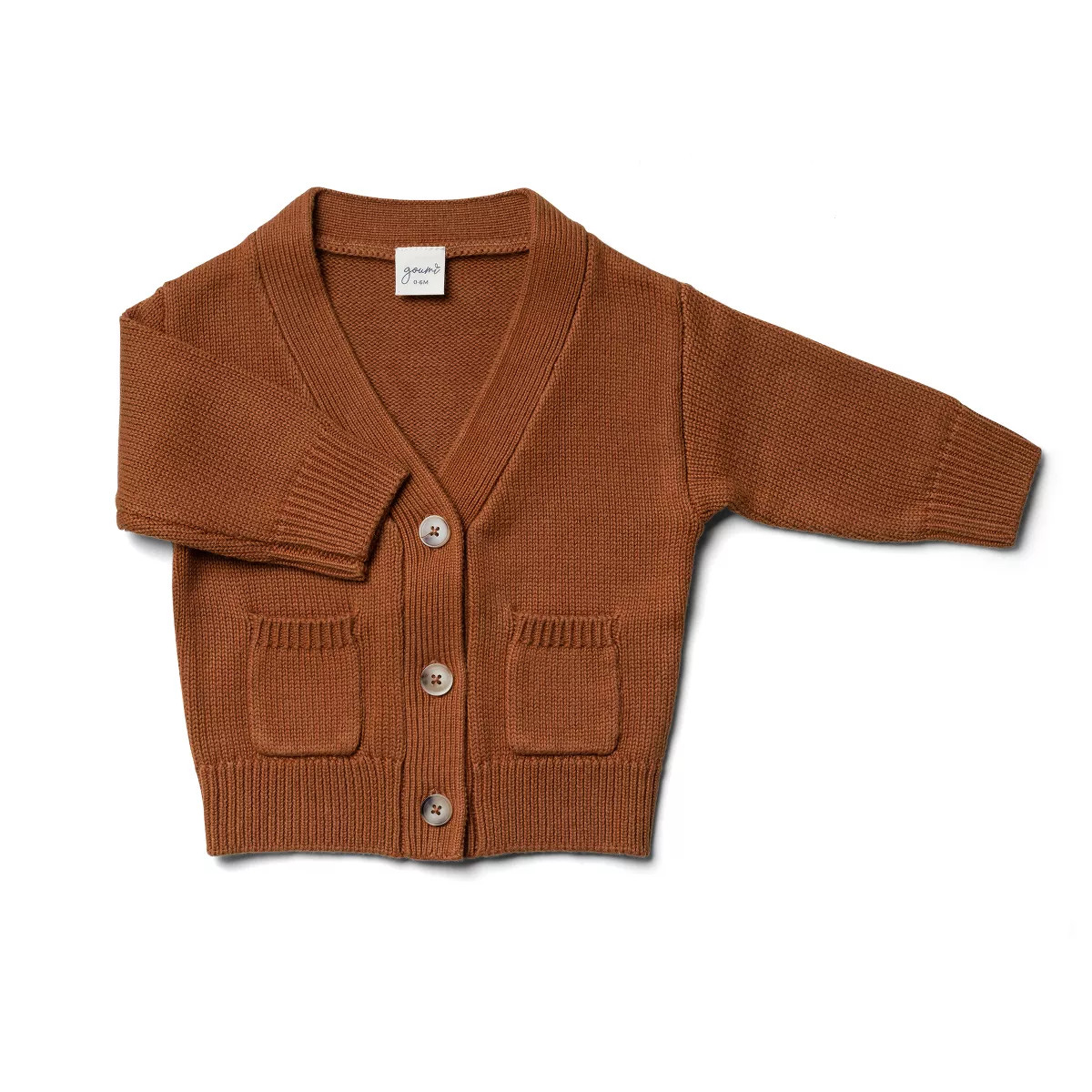 Goumi Organic Knit Button-Up Cardigan | Target