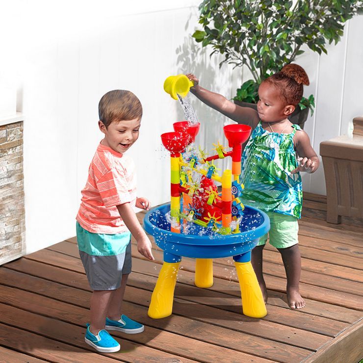 Costway 2 in 1 Sand and Water Table Activity Play Center Kids Splash Pond Beach Toy Set | Target