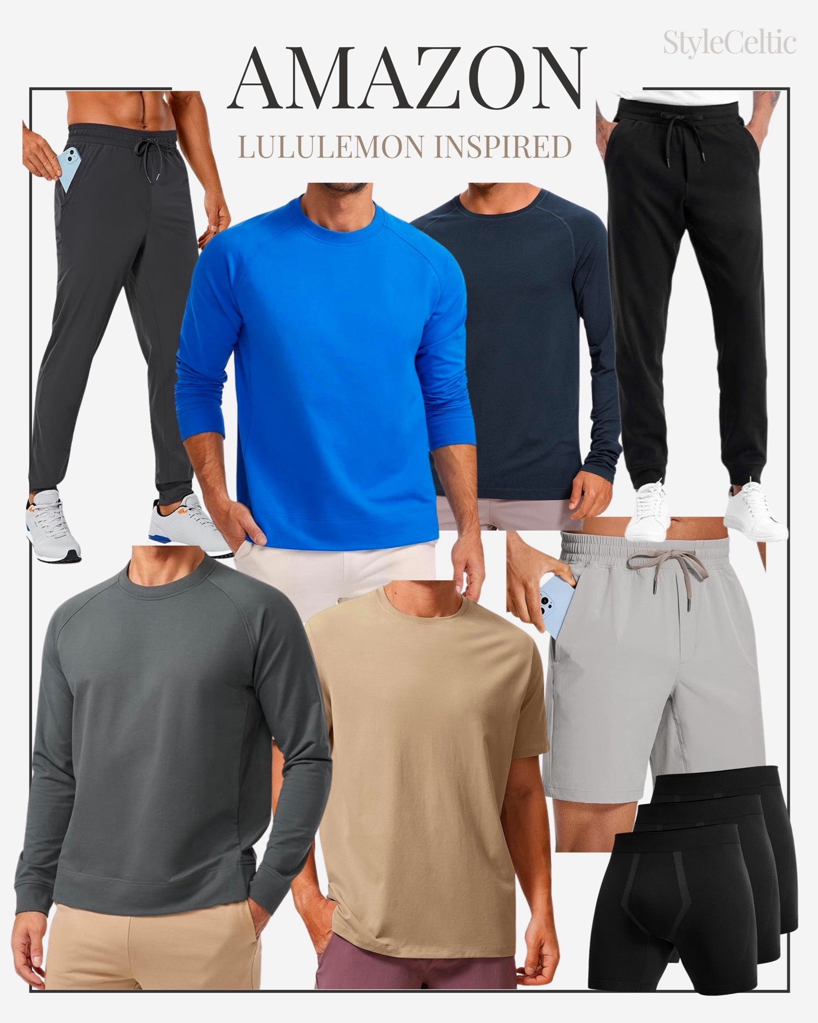 Amazon Lululemon dupes for men’s clothing! Men’s fashion, men’s clothes, Lulu dupes, Black Friday, cyber Monday, cyber sale, gifts for men, gifts for him, dad gift guide, boyfriend gifts, Black Friday sale, Christmas gifts, men’s athletic workout fitness clothing, men’s casual style, royal blue men’s sweatshirt long sleeve shirt

#LTKfindsunder100 #LTKfitness #LTKmens