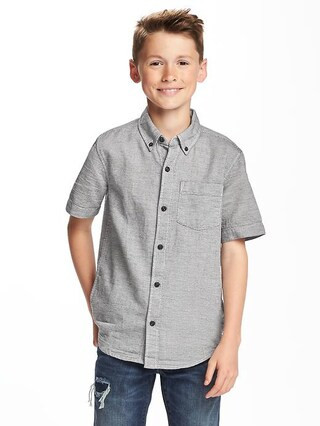 Dobby Pocket Shirt for Boys | Old Navy US