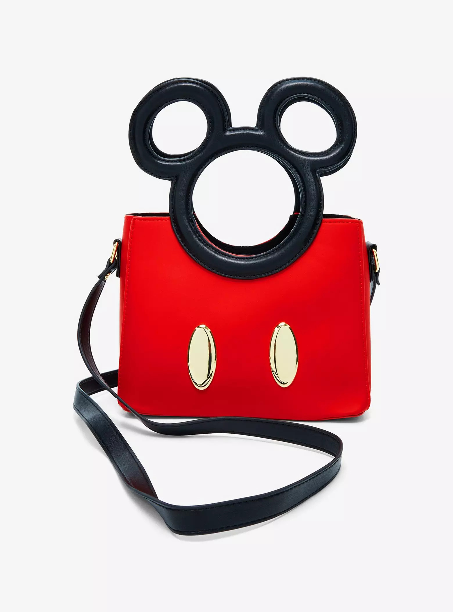 Mickey Mouse Silhouette Handle Crossbody Bag | Hot Topic