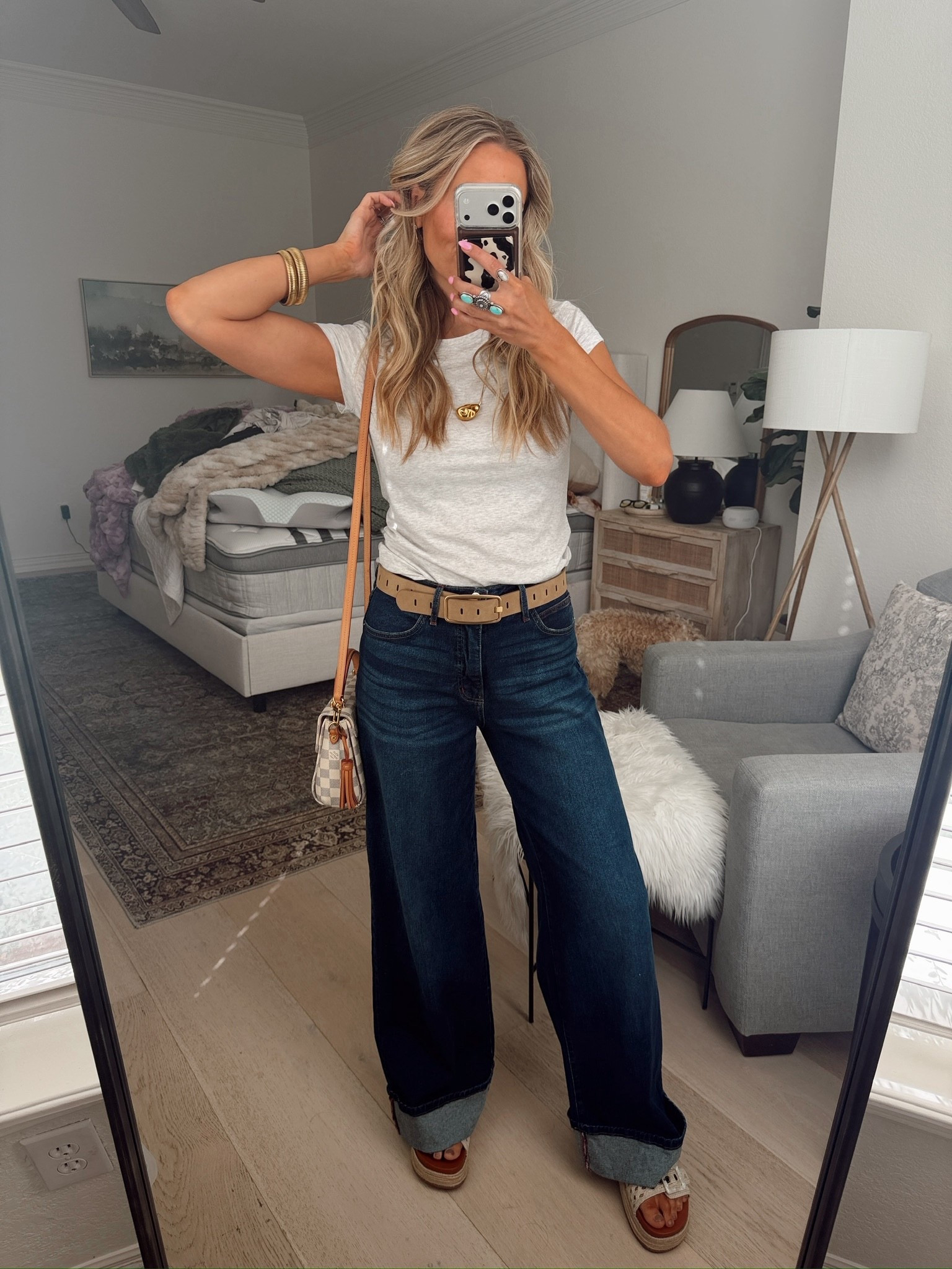 🤍 OOTD : featuring almost everything from Walmart 👏🏼✨🔗 

Pants: I suggest sizing down one size. 
Top: sizes / my tts 

I will not get over these shoes 😍

#LTKootd #LTKgrwm #LTKdayinmylife