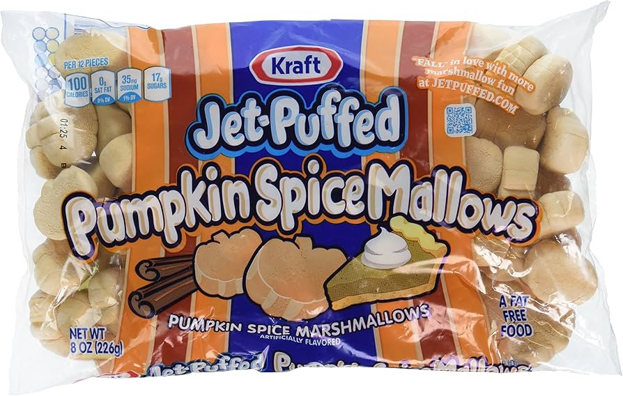 Kraft, Jet-Puffed, Pumpkin Spice Marshmallows, 8oz Bag (Pack of 3) | Amazon (US)