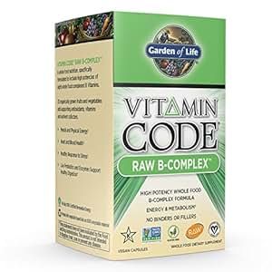 Garden of Life Vitamin B Complex - Vitamin Code Raw B Vitamin Whole Food Supplement, Vegan,... | Amazon (US)