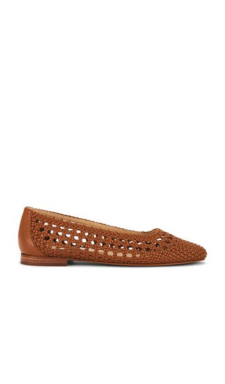 Catia Flat in Saddle Woven Stella | Revolve Clothing (Global)