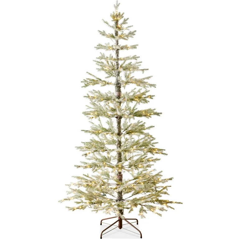 Best Choice Products Árbol de Navidad Poco Profundo Preiluminado Pino Artificial de 4,5 Pies, co... | Walmart (US)