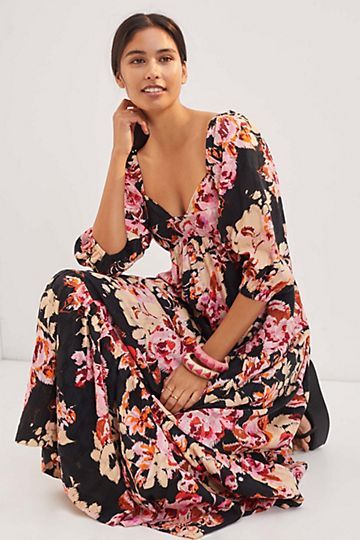 Blossom Maxi Dress | Anthropologie (US)