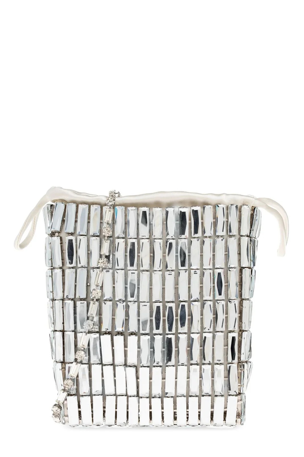 Self-Portrait Embellished Drawstring Mini Bag | Cettire Global