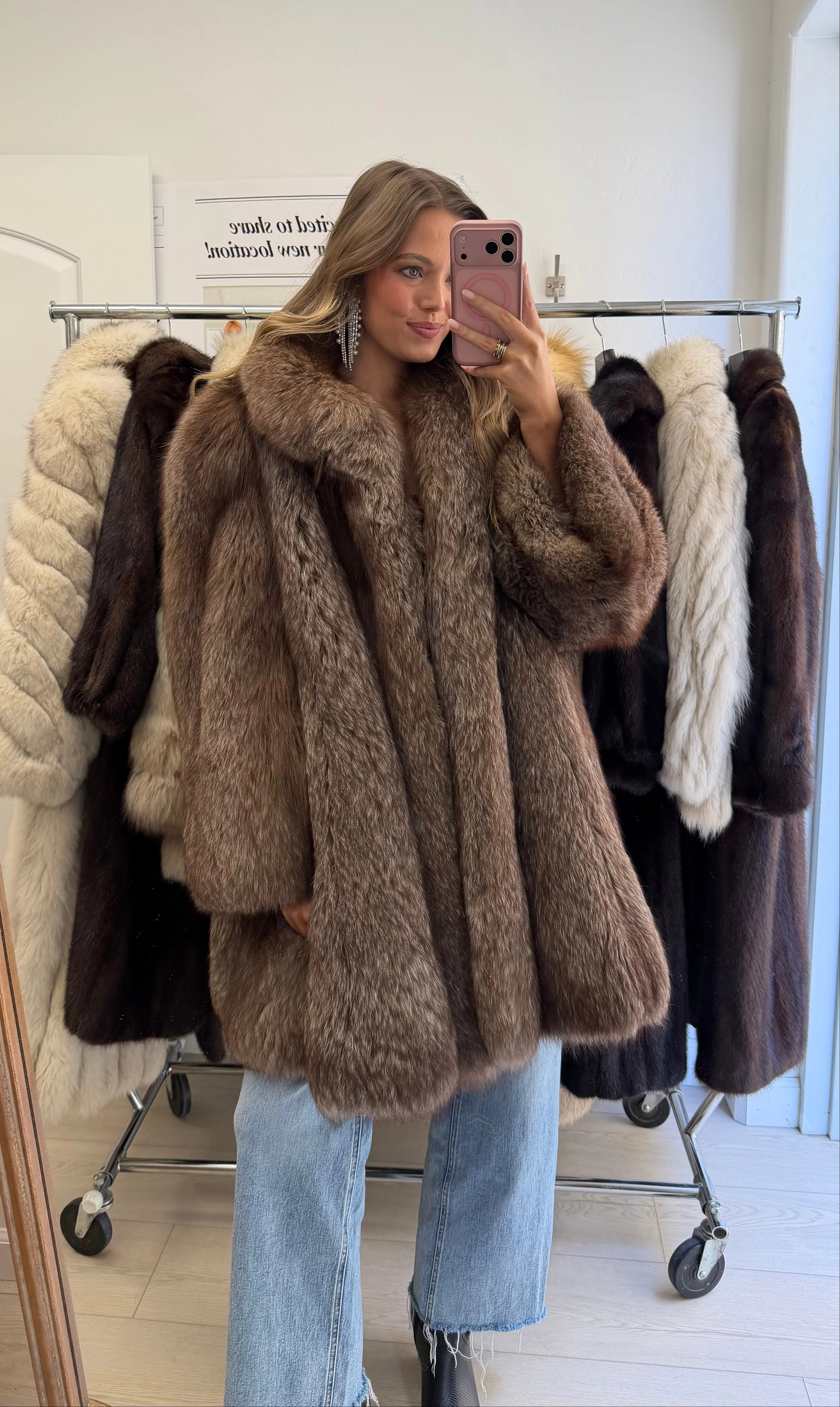 #3 Vintage Brown Fox Stroller Size L/XL | Glitzy Bella