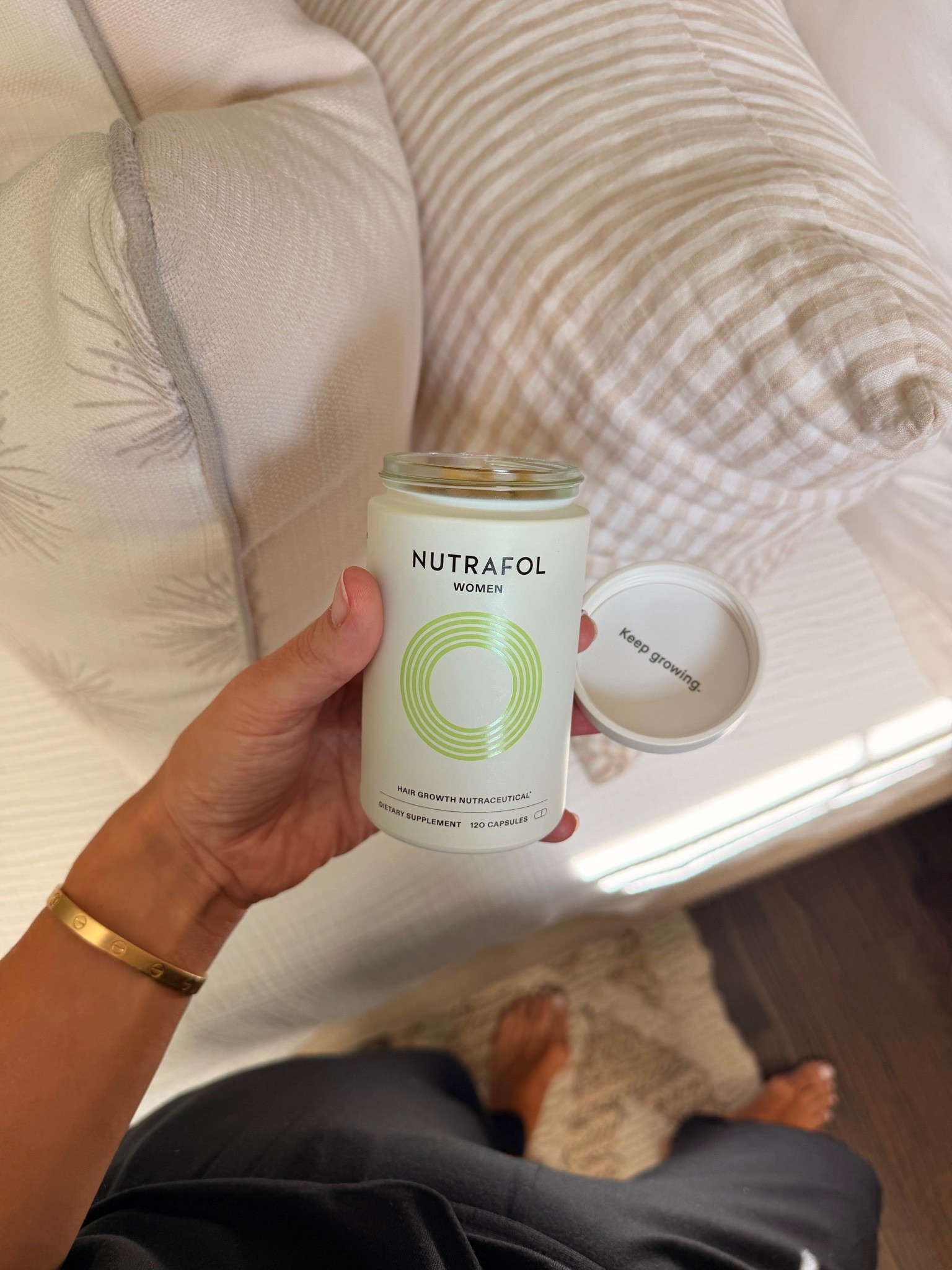 @Nutrafol is running a Labor Day promotion on hair growth supplements!

I have used these for YEARS. I take 4 capsules at night and it really helps decrease my hair shedding (which is NUTS 😩)

#LTKselfcare #LTKBeauty