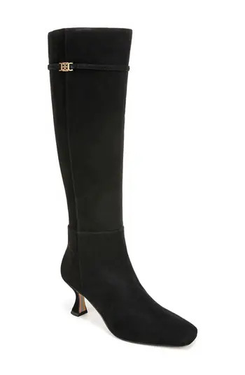 Sam Edelman Lyla Knee High Boot in Black Suede at Nordstrom Rack, Size 8 Regular Calf | Nordstrom Rack