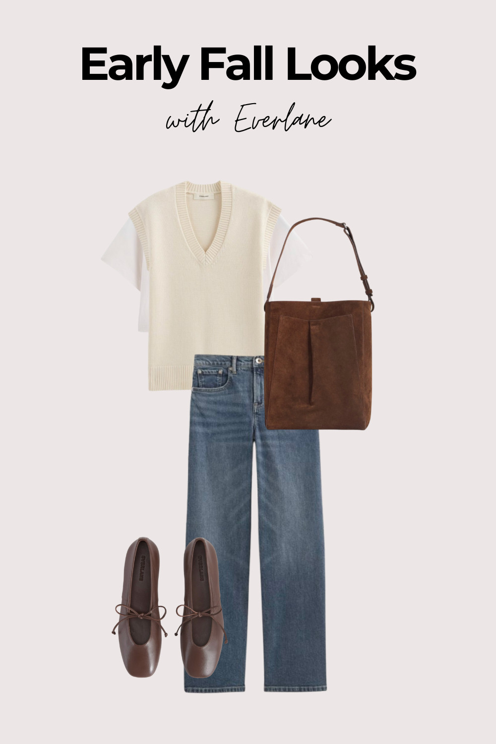  I love dressing for early fall and this outfit is just perfect for a crisp, sunny day ☀️🍂  this sweater vest is true to size, with a slightly oversized fit (small is perfect for me) and this suede bag is the perfect rich brown. 

 

#LTKStyleTip #LTKFallSale #LTKSeasonal