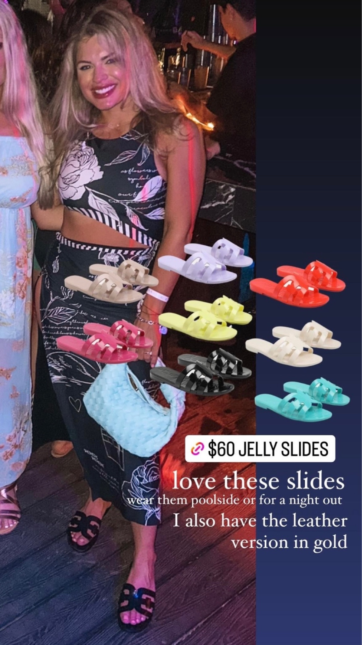 Spring break 
Pool slides 
Jelly slides 
Sam Edelman 
Sexy vacation dress 

#LTKswim #LTKfindsunder100 #LTKtravel