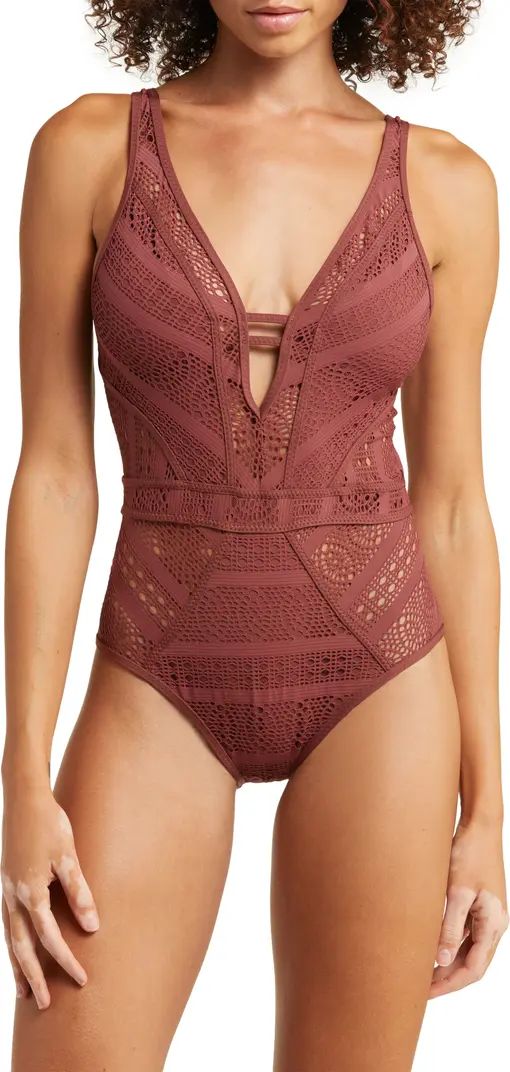 Colorplay Lace One-Piece Swimsuit | Nordstrom