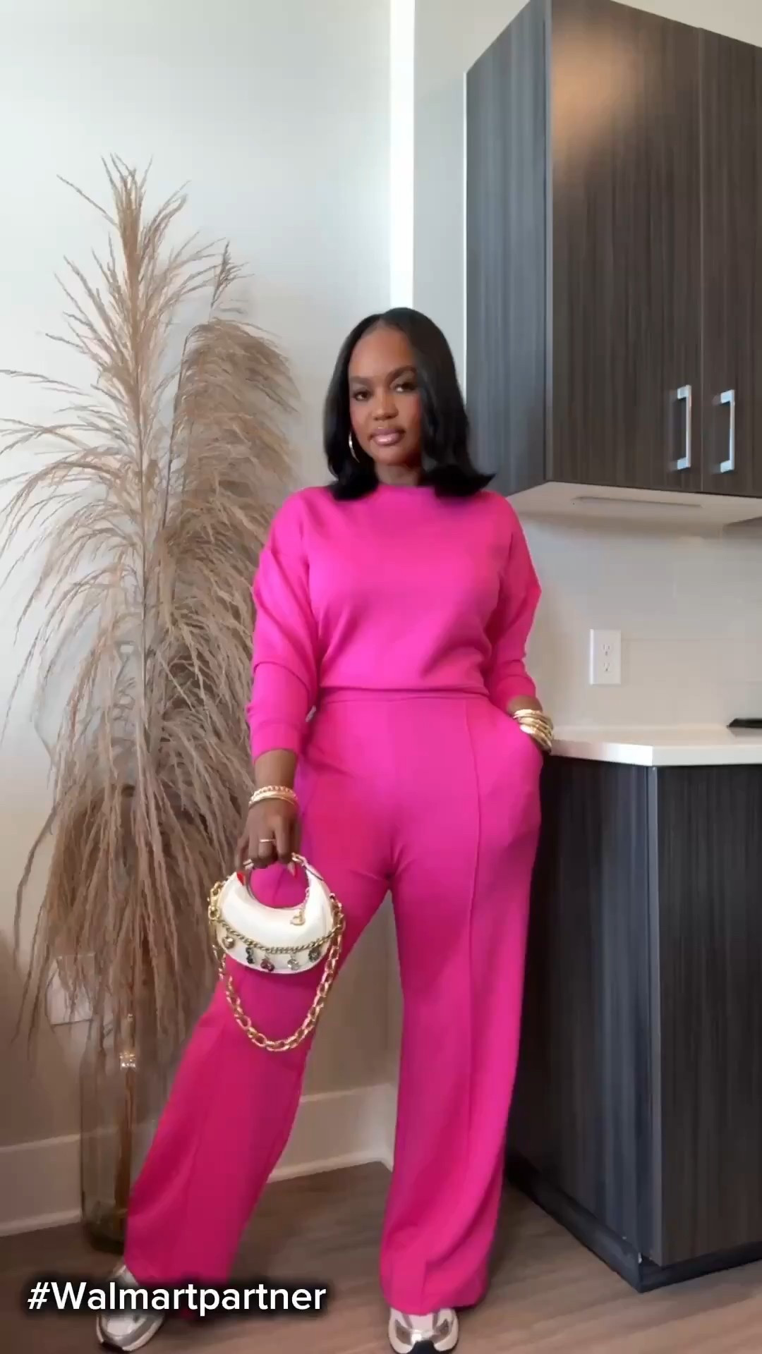 #Walmartpartner #Walmartstyle Festive season is officially here with @Walmartstyle, and I found the softest, stretchiest pieces that you can wear to any occasion on your calendar. 

This black polka-dot dress by Scoop is one of those easy, flattering pieces you can style for dinners, work events, or holiday parties. I paired it with the coziest fuzzy cardigans from No Boundaries that add that perfect warm, festive touch. And if you want a moment, the satin bow heels by Scoop instantly elevate any look. Rounding everything out is the super cozy, super stretchy Scoop two piece set that works for travel days, gift exchanges, or a casual night out. Everything is comfy, versatile, and budget friendly perfect for mixing and matching all season long.
I’m wearing a size medium in everything

#LTKFindsUnder50 #LTKPetite #LTKHoliday