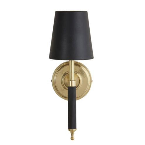 Maddox 1-Light Ribbed Arm Sconce | Ballard Designs, Inc.